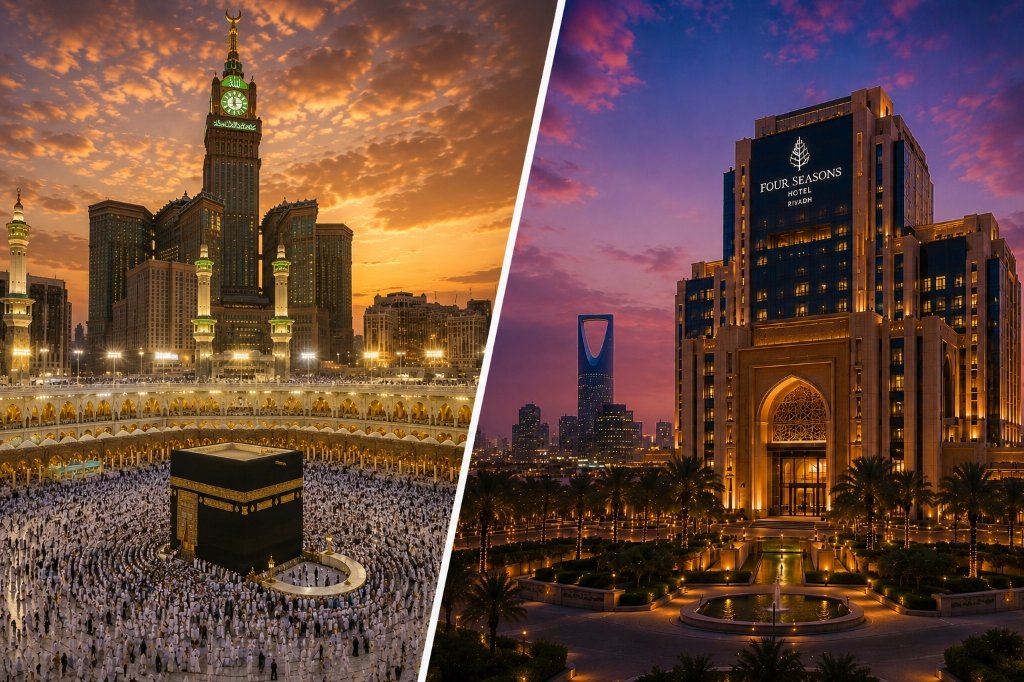 Makkah Hotel to Riyadh Hotel